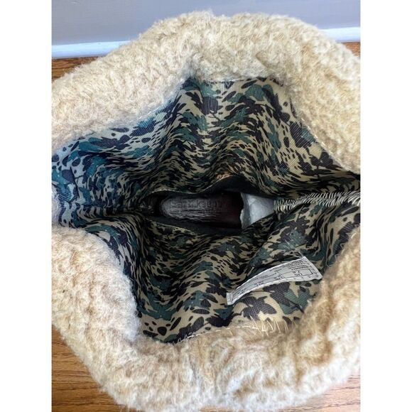 Timberland Shoreham Grey Leather Tall Boots with Fleece Upper Lining Size 7.5 - Picture 12 of 16